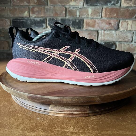 Asics Gel-Cumulus 27 Black Raspberry Road Running Sneakers Shoes Women's 8.5 - Picture 11 of 16